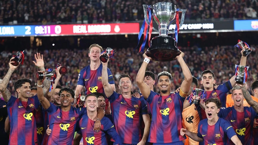 Avrupa'nın 5 büyük liginde şampiyonluğunu ilan eden üçüncü takım Barcelona oldu