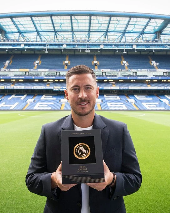 Eden Hazard, Premier Lig Şöhretler Müzesi'ne seçildi