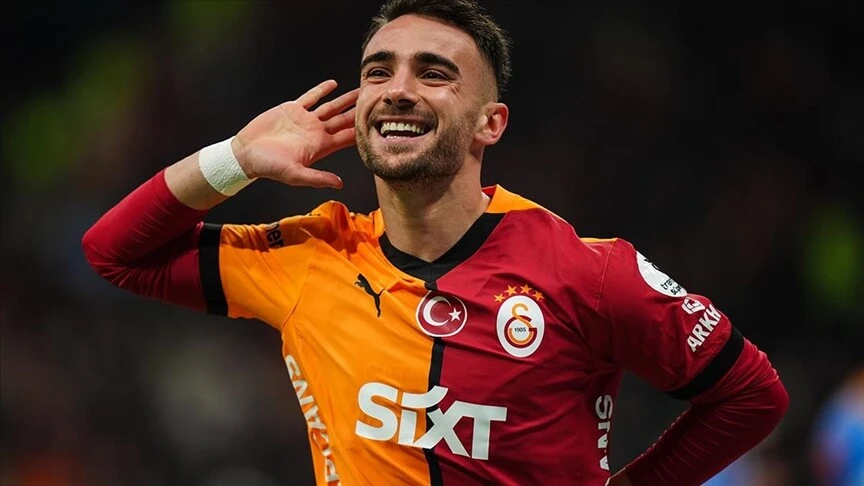 Yunus Akgün, Galatasaray formasıyla 100. Süper Lig maçına hazırlanıyor