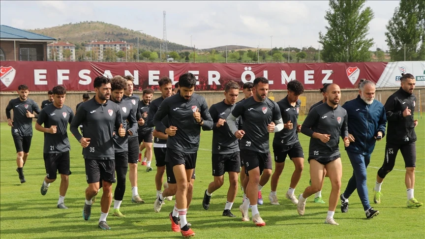 Play-off maçlarına hazırlanan Elazığspor'un hedefi Trendyol 1. Lig'e yükselmek